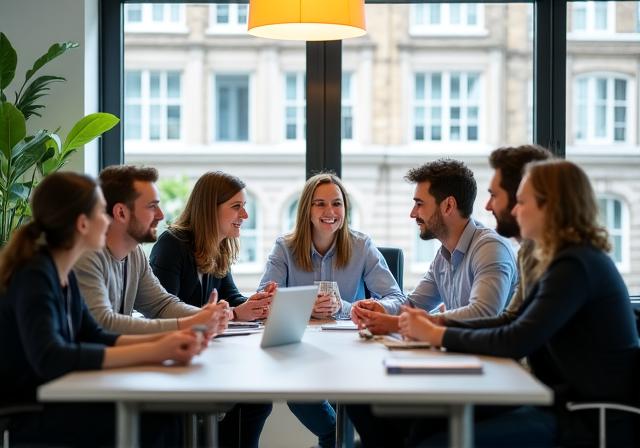 Cogsight AI team at London office near Marlborough Road